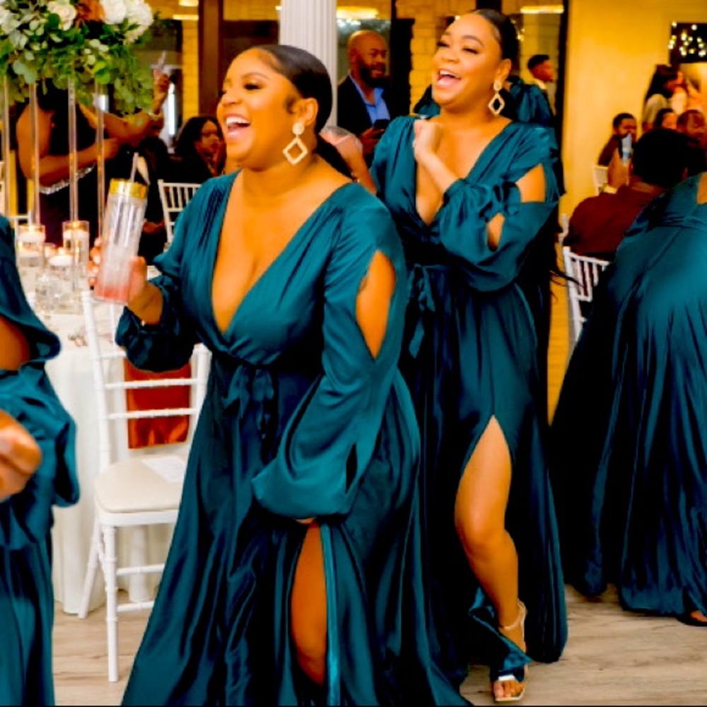 Bridesmaid Dress -Emerald Green Cinderella Divine Dress